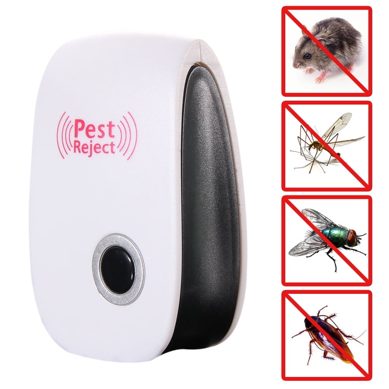 Asesino electrónico ultrasónico contra plagas insectos mosquitos cucarachas y ratones