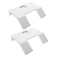 thumbnail image 1 of ETHZZLE 2Pcs White Floating Turtle Dock and Climbing Ramp Plastic Aquarium Basking Platform, 1 of 8