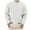 White, variant on Busydd Mens Sweatshirts Solid Color Pullover Sweatshirt Casual Loose Cotton Sweatshirt Pullover Tops Long Sleeve Crew Neck Sweatshirt for Mens