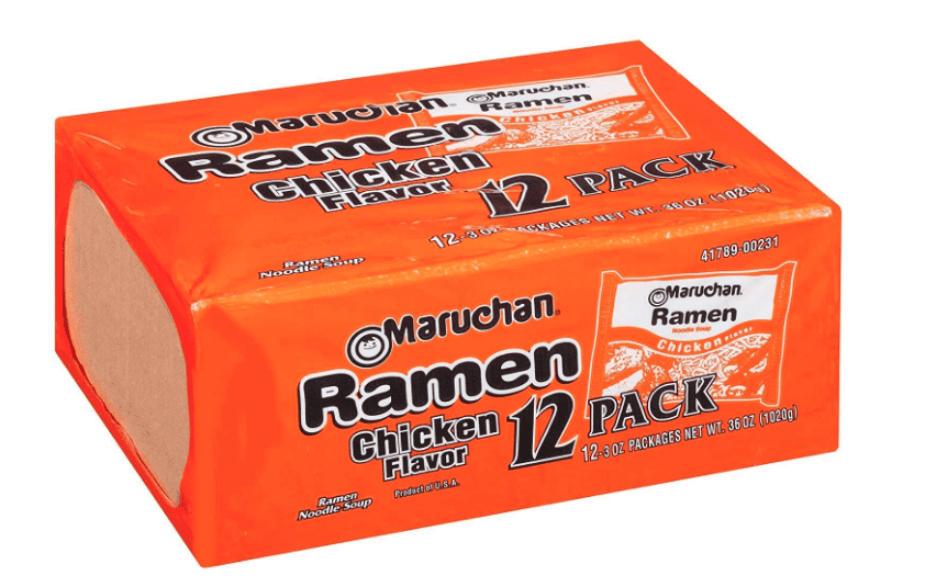 Maruchan Ramen Chicken Flavor Noddle Soup 12 Pack (1) - SET OF 2