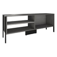thumbnail image 4 of Mueble para TV 55' Playcon Viena Organizador Multiusos Estante Organizador 3 Espacios Gris oscuro y claro, 4 of 8