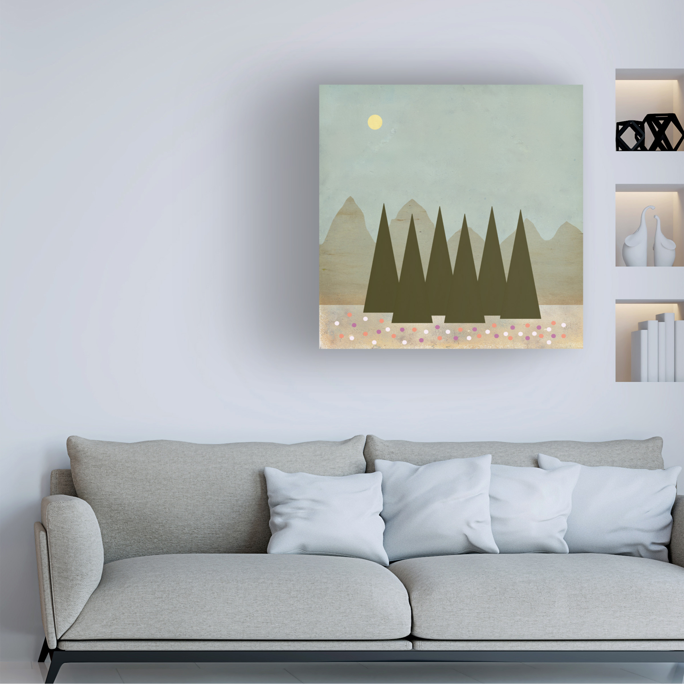Trademark Fine Art 'The Wild Flowers' Canvas Art by Tammy Kushnir