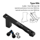 thumbnail image 4 of Adaptador de Freno de Disco para Bicicleta de Montaña Adaptador de Freno de Disco Horquilla Delantera Columna A/B A Asiento de Conversión de 180/160 mm Estilo 2, 4 of 10