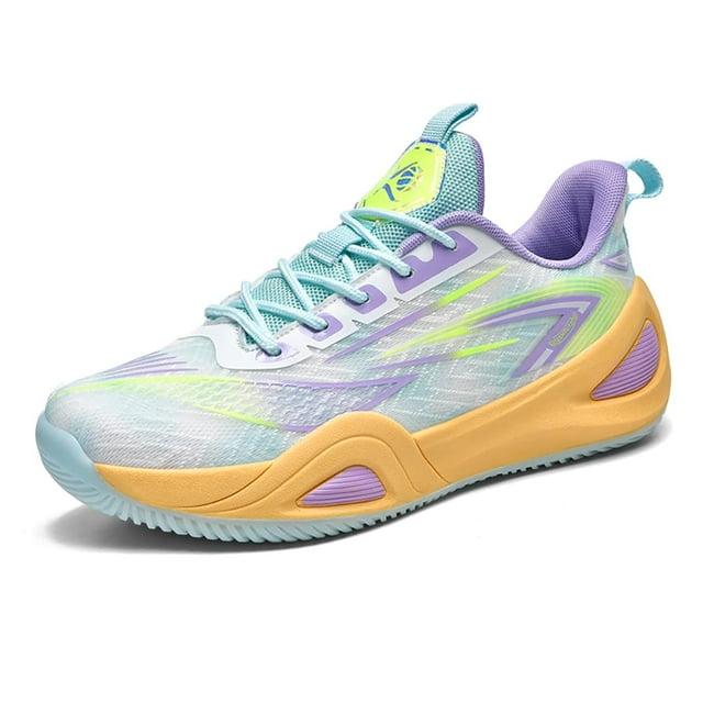 BINQER Men's Outdoor Basketball Shoes High Top Sports Shoes Training Anti Slip Basketball Boots Running Shoes