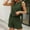 Green, variant on Summer Women's Sleeveless Pleated Vest Shorts Casual Suit Set Fashion European Style Comfortable Outfit