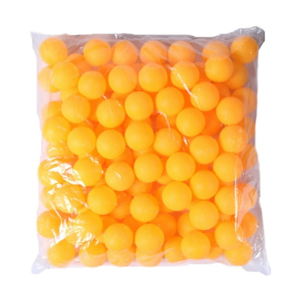 Rifa de bolas de pong para juegos de piscina, suministros para fiestas de cumpleaños 100 piezas amarillas