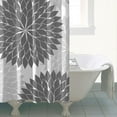 thumbnail image 5 of Boho Style Shower Curtain Floral Burst Style Vintage Retro Shower Curtain for Bathroom Home Decor Bathtubs Waterproof Fabric Curtain with 12 Hooks 84x72in, 5 of 5