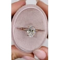 thumbnail image 5 of SOLITAIRE JEWELS 2.50CT Oval Moissanite Diamond Hidden Halo Engagement Gift Ring in 10k Yellow Gold, 5 of 7