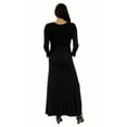 thumbnail image 3 of 24seven Comfort Apparel Long Sleeve Maternity Maxi Dress, 3 of 4