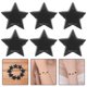 thumbnail image 4 of 300 cuentas espaciadoras: dijes acrílicos de estrella para pulseras, collares, llaveros, manualidades, bisutería y proyectos hechos a mano., 4 of 7