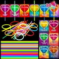 thumbnail image 3 of Joyfy 36 Packs Glow Sticks Bracelet with Neon Valentines Day Gift Cards Valentine Exchange Cards for Kids Class Valentines Party Favors, 3 of 10
