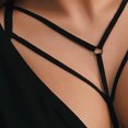 thumbnail image 6 of Tejiojio Women Clothes Clearance Women Funny Fashion Ladies Halter Elastic Cage Funny Strappy Bra Bustier, 6 of 7