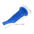 thumbnail image 2 of PAMINGONO Caulk Save Caulking Nozzle Sky-blue Plastic Sheet Metal Work For Seam Sealing 1Pcs, 2 of 8