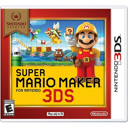 Nintendo Selects: Super Mario Maker for Nintendo 3DS – Nintendo 3DS, ESRB Rating: EVERYONE with Comic Mischief By by (Best Rated Nintendo 3ds Games)
