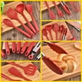 thumbnail image 4 of 10PCS Set Cooking Utensils Silicone Kitchen Non-Stick Silicone Kitchen Utensils Heat Resistant Cooking Bake Spoon Shovel Tool 4 Colors, 4 of 7