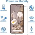 thumbnail image 7 of (3+1 Pack) amFilm tempered glass screen protector & camera lens protector for Google Pixel 8 Pro, Ultrasonic Fingerprint Compatible, with Easy Installation Frame, Anti Scratch, Bubbles-Free, 7 of 7