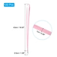 thumbnail image 2 of Unique Bargains Polyester Flat Strap Neck Lanyards with Clip Swivel Hook Pink 20 Pack, 2 of 5