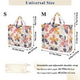 thumbnail image 2 of FORMRS Womens Corduroy Tote Bag Crossbody Shoulder Handbag with Pocket, Purple Retro Flower, 2 of 7