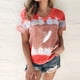 thumbnail image 3 of Gibobby Playera de Manga Corta con Cuello Redondo Tops para mujer, sudaderas para mujer, camisas manga larga con cuello redondo, Tops tipo túnica para mallas, camisa(Vino,M), 3 of 5
