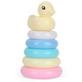 thumbnail image 1 of Tholdsy Stacking Rings Duck Toy para niños Bañera de colores Juguetes de desarrollo temprano Juguetes pequeña Tholdsy FN006916-01, 1 of 6