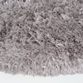 thumbnail image 4 of SAFAVIEH Arctic Giselle Solid Polyester Shag Area Rug, Grey, 5' x 5' Round, 4 of 9