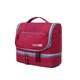 thumbnail image 1 of Neceser de viaje colgante, bolsa de almacenamiento de maquillaje cosmético impermeable portátil, organizador húmedo de gran capacidad para Almacenamiento y organización del hogar Vino rojo Advancent  HA066538-01, 1 of 6