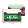 thumbnail image 2 of KAKOWELY Ruled Record Card 210PCS Record Cards Ruled Both Sides Ruled Writing Papers (White)4.96"X2.99"X1.42", 2 of 3