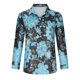 thumbnail image 4 of Camisa de manga larga estampada con cuello vuelto informal con botones para mujer a la moda Fridja  czfsfas4158, 4 of 8