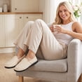 thumbnail image 2 of Ecetana Women's House Slippers Closed Back Memory Foam Indoor Shoes, 2 of 8