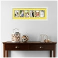 thumbnail image 2 of ArtToFrames Collage Photo Picture Frame with 6 - 3x5 Openings, Framed in White with Canary and Black Mats (CDM-3966-150), 2 of 8