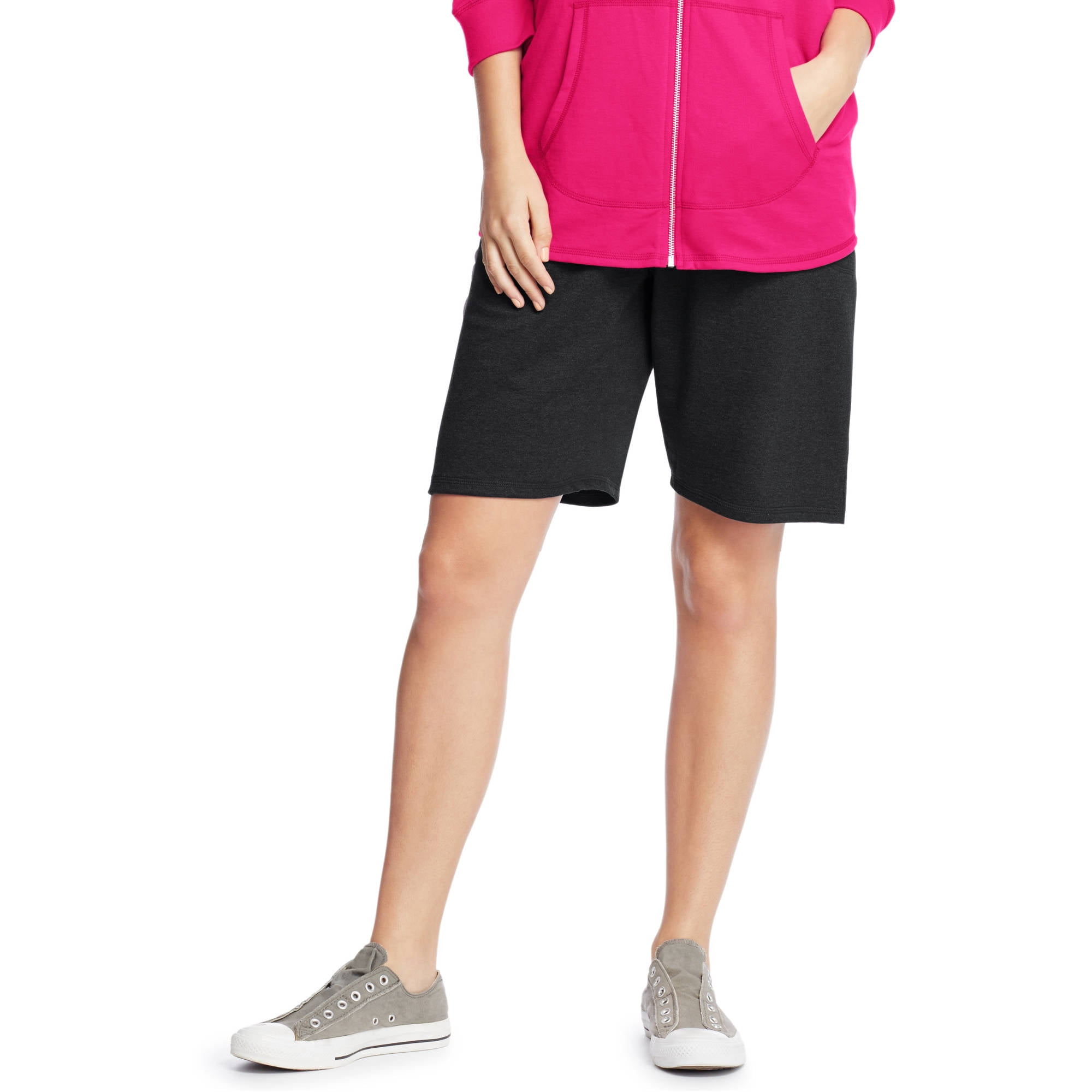 Just My Size Women's PlusSize French Terry Bermuda Pocket Short