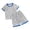 Light Blue, variant on Girls Pajamas for Kids Summer Pjs for Girl Pajama Sets 2Pcs Short Sleeve Top Sleepwear for Teen 8-15 (Pink, 10-11 Years)