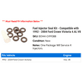 thumbnail image 2 of Fuel Injector Seal Kit - Compatible with 1992 - 2004 Ford Crown Victoria 4.6L V8 1993 1994 1995 1996 1997 1998 1999 2000 2001 2002 2003, 2 of 2