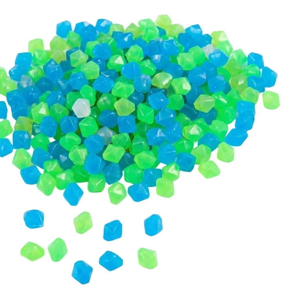 GliJian Outdoor Luminous Stones for Glow in the Dark Walkways, Garden River Pebbles, Artificial Landscape Rocks for Stepping Stone Paths with Natural Look