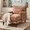 Orange, variant on CKEASEAN 51.57'' Modern Chenille Chaise Lounge Sofa Indoor, Comfy Sleeper Sofa Chair with Deep Cushion, Upholstered Leisure Recliner Chair with Armrest for Living Room, Apartment, Easy Assembly