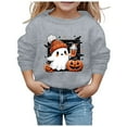 thumbnail image 1 of Chandail à Capuchon et Chandails en Molleton pour Filles Garçons 14-16 Mode Enfants Halloween Vêtements Mignons Sweat à Capuche Imprimé Col Rond Sans Capuche Vêtements d'Hiver pour Garçons Manches Longues, 1 of 4