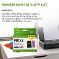 thumbnail image 7 of (4 Pack, Black/Cyan/Magenta/Yellow) 910XL Ink Cartridge Compatible for OfficeJet 8022e 8020e 8024e 8025e 8028e 8035e Printer, 7 of 7