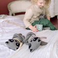thumbnail image 4 of Stuffed Toy Raccoon Doll Nordic Style Soothing Pp Cotton Portable Cartoon Stuffed Animal Doll Home Decoration, 4 of 5