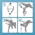 thumbnail image 4 of Vibrant Life Polyester Comfort Step-in Dog Harness, Teal, XL, 4 of 6