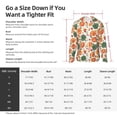 thumbnail image 5 of Uemuo Autumn Pumpkins Pattern Women's Full Zip UPF 50+ Sun Protection Hoodie Jacket Long Sleeve Sun Shirt Hiking Outdoor Performance with Pockets-, 5 of 9