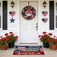 thumbnail image 4 of Independence Day American Flag Doormat Polyester Entryway Rug for Front Door and Indoor Outdoor Use, 4 of 7