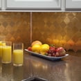 thumbnail image 2 of FASÄDE Miniquattro Decorative Vinyl Backsplash 15 sq ft Kit in Polished Copper, 2 of 6