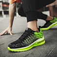 thumbnail image 1 of Zapatos para correr Zapatos de senderismo transpirables Moda para gimnasio Viajes Trabajo (42 Negro Verde) Likrtyny Tenis De Mujer Tenis De Hombre, 1 of 5