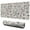 White Pioneer Flower, variant on Long Mouse Pads for Desk,Red and Yellow Geometric Striped Pattern Desk Mats on Top Of Desks, Desk Mouse Pad Extra Large with 3mm Non-Slip Base and Stitched Edge for Gaming,Office,Work,Home 31.5"x11.8"
