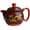 Red Waves dargon, variant on Porcelain Teapot 12oz Chinese Dargon Waves Pattern Stainless Mash Infuser for Loose Tea