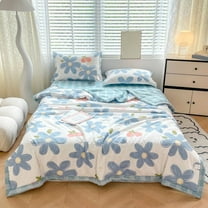 SPOORYYO Breathable Cooling Blanket for Hot Sleepers, Double-Sided Ice Silk Summer Blanket, Lightweight & Soft Thin Cold Quilt, 200x150cm