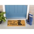 thumbnail image 3 of evergreen flag coir door mat wipe your paws - dog, 3 of 8