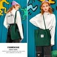 thumbnail image 3 of Bolso Ayieyill Corduroy para mujer con hombros de lona verde, 3 of 6