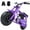 Purple-01, variant on HOVERHEART Gas Mountain Bike, 105cc 4-Stroke Gas Powered Off Road Motorcycle (Model-MB001) with Led Lights, Disc Brake, Max Load 200Lbs, Up to 30Kph, NO OIL MIX REQUIRED
