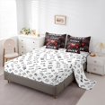 thumbnail image 4 of Manfei Game Console 7-Piece Twin Bedding Sets,Gamepad Gamer Bedding Comforter Set,Red Black Hexagon Sheet Sets For Kids,Super Cozy Room Decor Reversible, 4 of 7